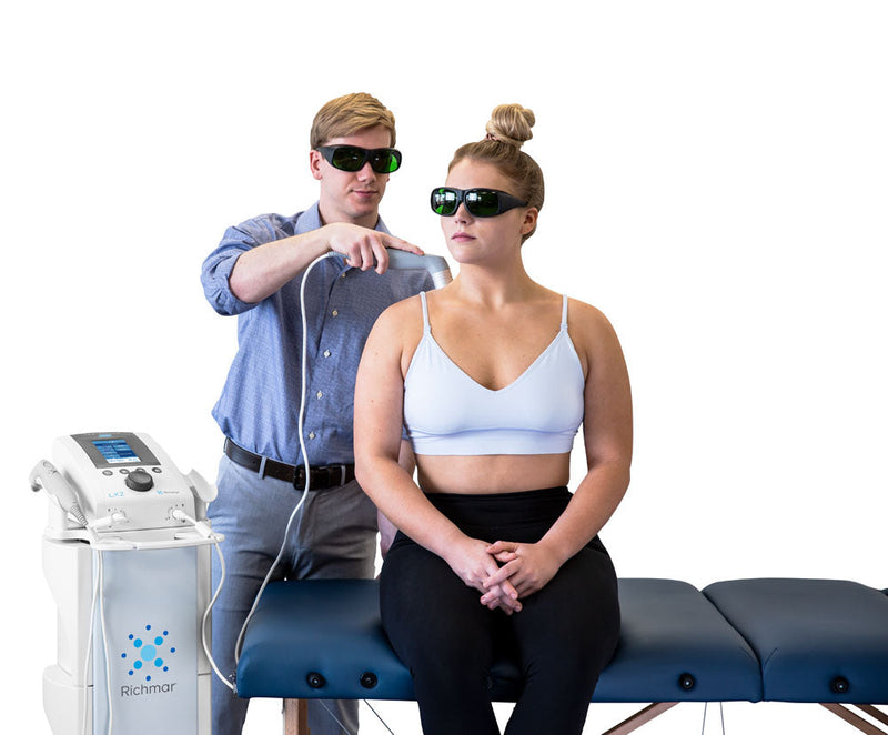 Richmar TheraTouch LX2 Cold Laser Therapy Device + 9 Diode Cluster Applicator