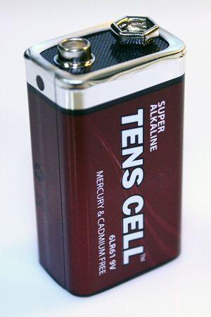 TENS Cell® Premium 9V Alkaline Long Lasting Battery