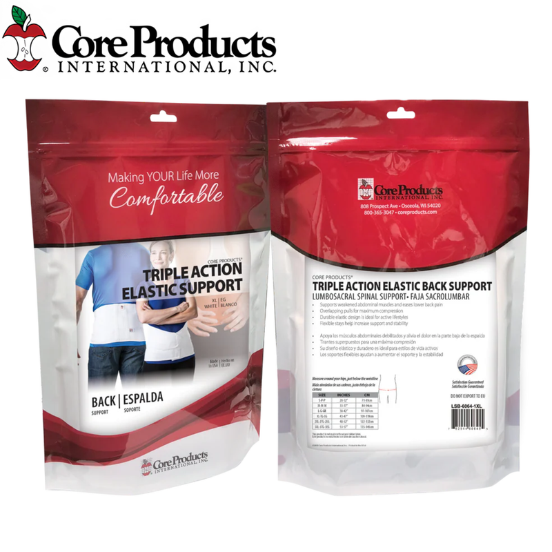 Triple Action Elastic Back Support