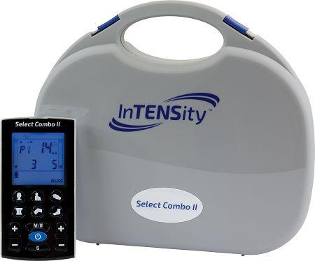 InTENSity Select Combo II - Rechargeable TENS, EMS, IF, & Russian Stim 4-in-1 Combo Unit with 12 Preset Body Icons & Multiple User Settings (Out of Stock - Expected end of Jan. 2024)
