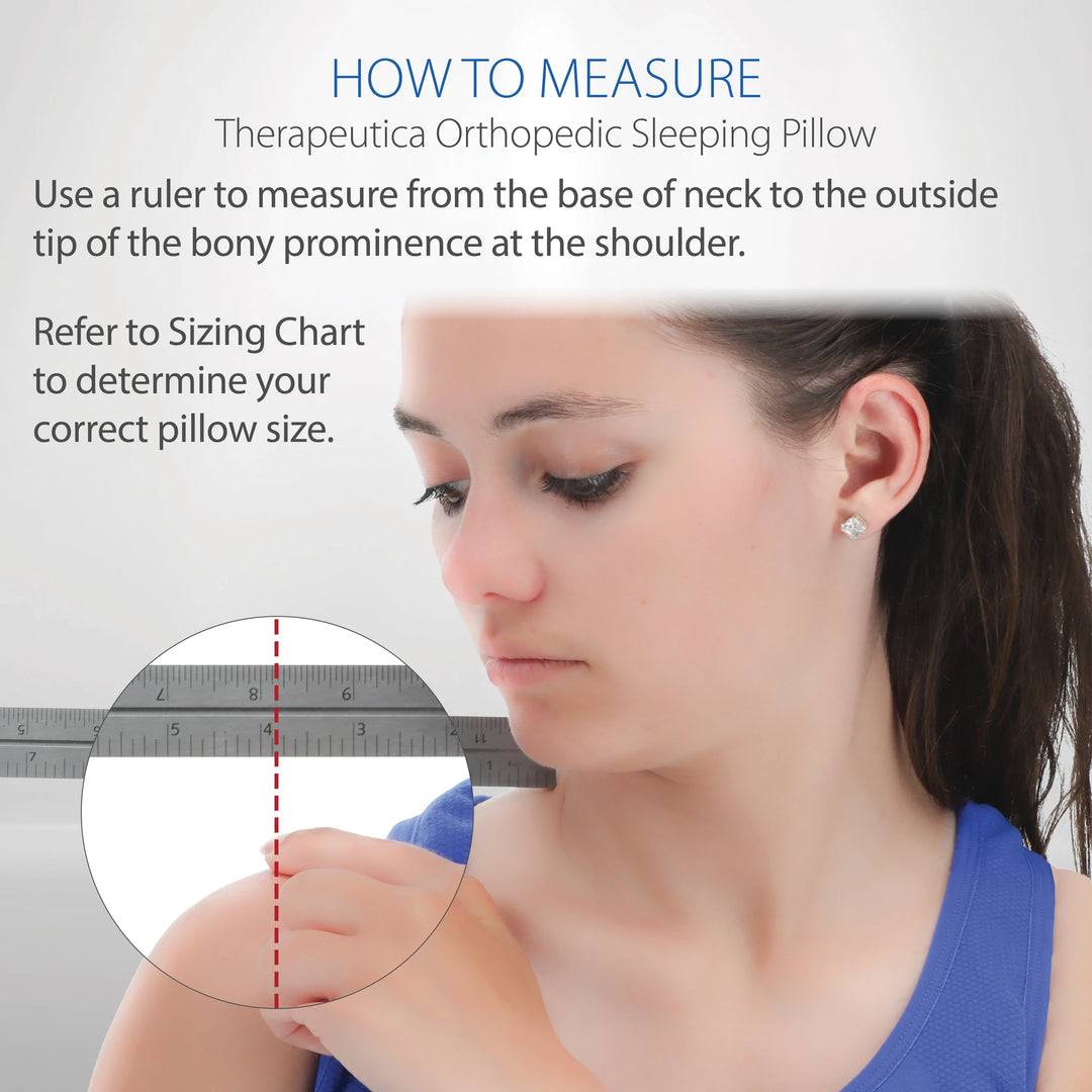 Therapeutica Orthopedic Sleeping Pillow Average Lite Less Firm