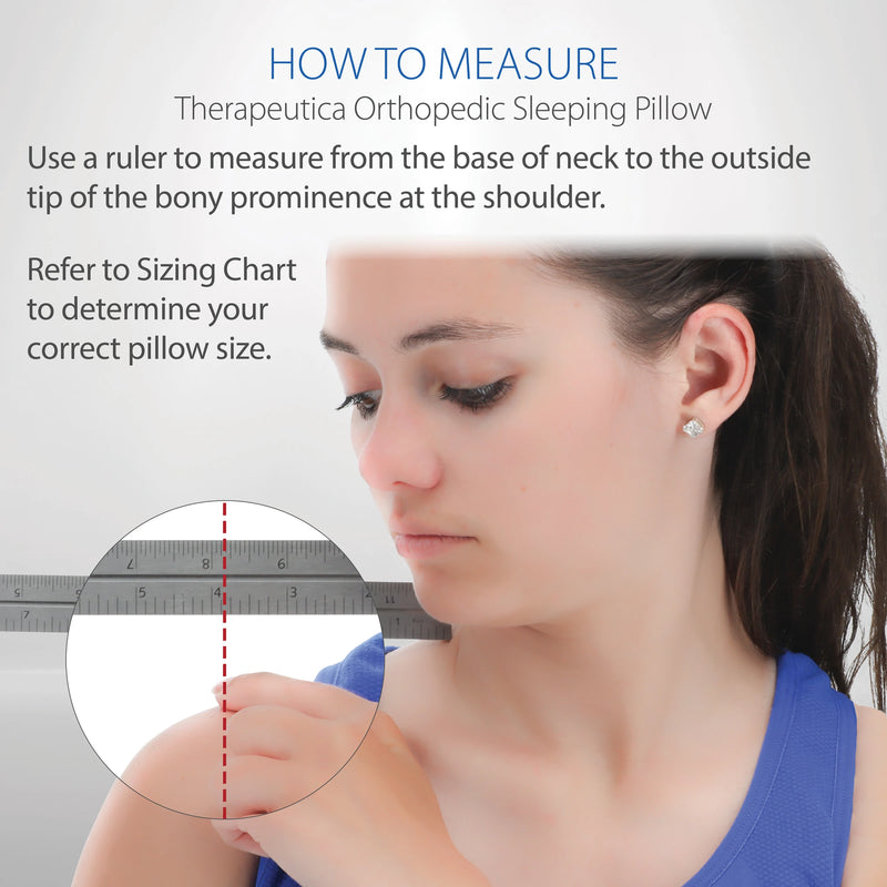 How To Measure Core Products Therapeutica Sleeping Pillow 