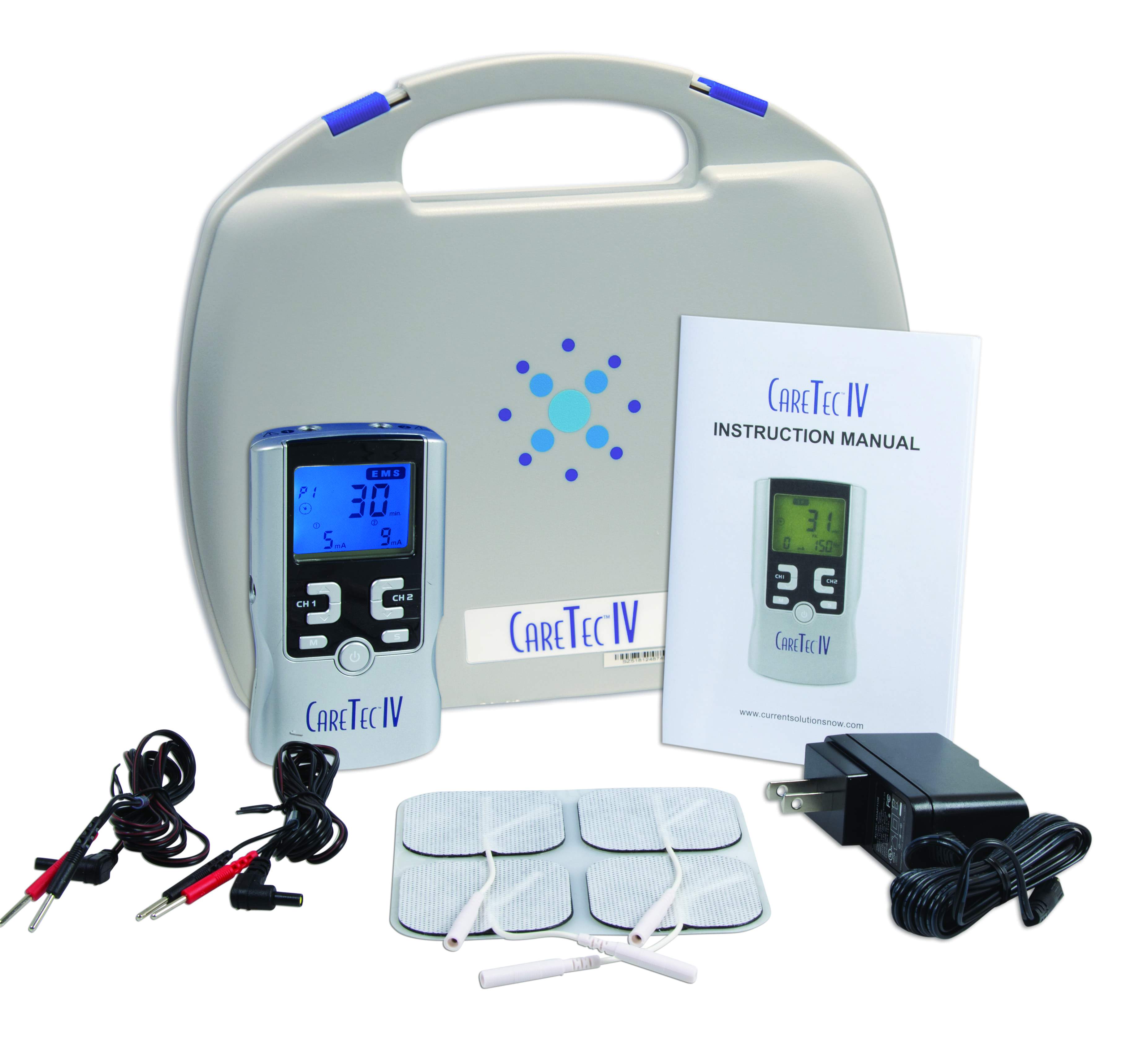 Lsi Interferential CareTec IV 4-in-1 Combo with TENS, EMS, Interferential, & Russian Stim ...