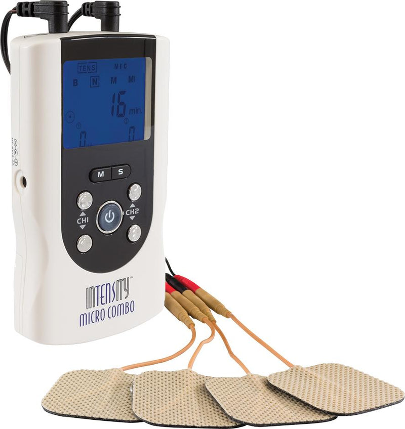 CareTec IV 4-in-1 Combo with TENS, EMS, Interferential, & Russian Stim +  Free A/C Adapter Included