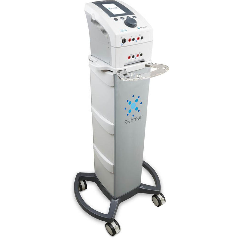 Clinical TheraTouch EX4 Electrotherapy Unit with Rolling Cart